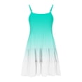 thumbnail image 4 of Eltusu Girls Casual Dresses, Beach Sleeveless Midi Dress Crew Neck Kids Clothes Mint Green Size 4-5 T, 4 of 6