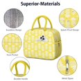 thumbnail image 4 of Lunch Bag Lunch Box for Women Reusable Insulated Lunch Bags,Water-Resistant Pineapple Pattern Cooler Lunch Tote Bag, Large Capacity for Work Travel Picnic, 4 of 6