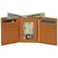 thumbnail image 7 of Leatherboss RFID Protected Men's Trifold Wallet, Tan, 7 of 7
