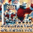 thumbnail image 1 of KNFATEQVEDG Mes Articles Noël Maison 2024 Calendrier de l'Avent de Vacances de Noël Calendrier de l'Avent Collection Ensemble Panda 2D Collection Commémorative Noël Maison, 1 of 6