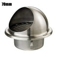 thumbnail image 4 of Greenne Extracteur Mural Rond en Acier Inoxydable Brossé pour Taureau, 4 of 7