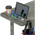 thumbnail image 5 of Global Industrial Flat Top Utility Cart w/2 Shelves 38"L x 17-1/2"W x 32-1/2"H Gray, 5 of 7