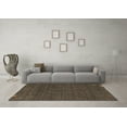 thumbnail image 3 of Ahgly Company Indoor Round Abstract Brown Contemporary Area Rugs, 5' Round, 3 of 4