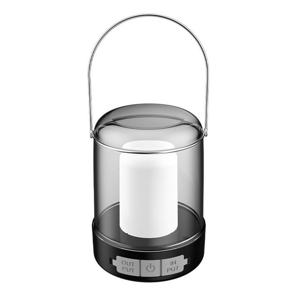 Lámpara de exterior Irfora Lámpara LED para acampar al aire libre IPX4 resistente al agua/célula recargable integrada de 1200 mAh para senderismo, pesca, Camping, ciclismo Irfora Lámpara de exterior