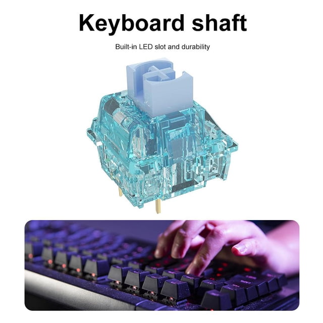Keyboard Axis Smooth Mute Keyboard Shaft Compatible for MX Switch (A) Sywqhk Para estrenar