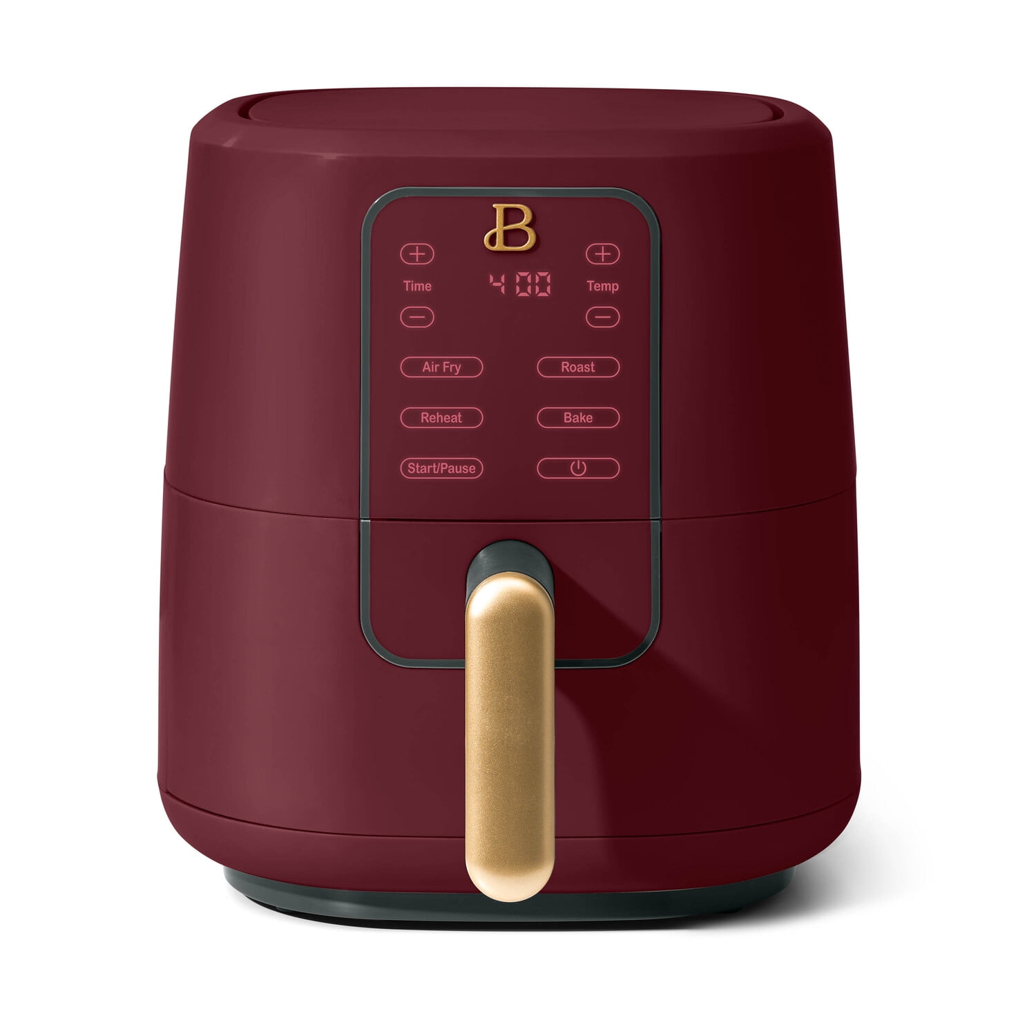 (2 pack) Beautiful 3 Qt Air Fryer with TurboCrisp Technology, Limited Edition Merlot by Drew Barrymore