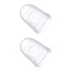 thumbnail image 2 of Inteprter Protectores de silicona para dedos de guitarra, protectores antideslizantes para ukelele, ahuecados, transparentes, hipoalergénicos, Type14 NO14, 2 of 6