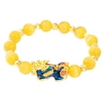 thumbnail image 1 of Pulsera de moda Salvador Feng Shui Chino Mantra Amarillo, 1 of 8