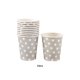 thumbnail image 3 of Yuarrent 10 Uds taza fiesta bebé cena decoración del hogar mantel tazas cumpleaños comida Cupcake hornear banquete recipiente ceremonia Cocina y Comedor Gris Yuarrent HA072605-11, 3 of 6