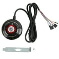 thumbnail image 1 of Démarrage à Distance pour PC, Bouton d'Alimentation PC Installation Simple Robuste Durable pour PC 2 USB et Audio, 1 of 8