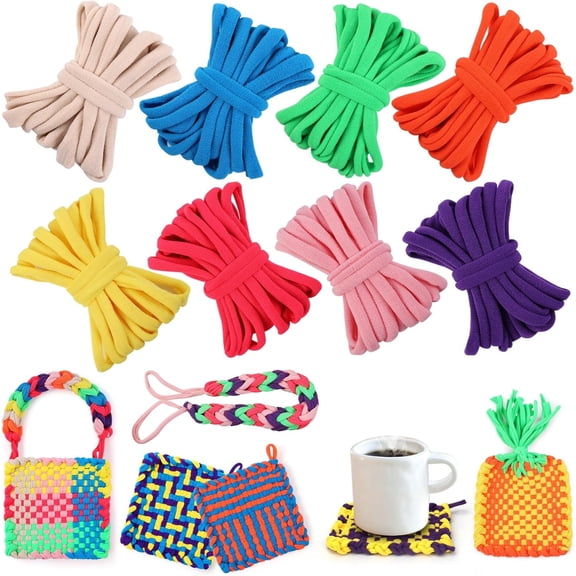 ZHUYING 800 PCS Loom Loops Refill for Potholder Weaving Loom Kit Toys, Elastic DIY Arts and Crafts Loops Supplies for Kids Beginners, Perfect Birthday Gifts for 5 6 7 8-12 13 Year Old Girls