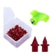 thumbnail image 3 of 50x Clavos para zapatas de pista Clavos de pista fáciles de instalar Clavos de repuesto resistentes con llave para correr distancias cortas al aire Rojo, 3 of 8