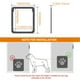 thumbnail image 3 of Puerta para perros con mosquitera para puerta corredera, apertura interior, puerta para perros de 12 x 14 pulgadas, puerta mosquitera con puerta para perros incorporada, color negro, 3 of 5