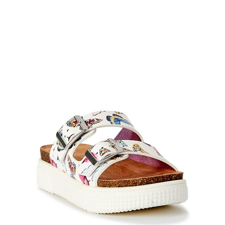 

Wonder Nation Girls Two Buckle Platform Sandal Sizes 13-6