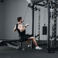 thumbnail image 3 of Mikolo Smith Machine, All-in-One Power Rack Cage with Weight Stack, 2000LBS Power Cage Squat Rack with Smith Bar, Dual Pulley Cable Crossover System for Home gym with Weight Stack, 3 of 18