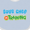 thumbnail image 4 of Inktastic Sous Chef in Training Boys or Girls Baby Bib, 4 of 4
