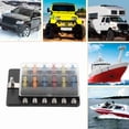 thumbnail image 4 of Portafusibles Para Automóvil, Bloque De Fusibles, Terminales Positivos Y Negativos Para Vehículos Todo Terreno, Yates, Automóviles, Barcos, 4 of 7