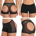 thumbnail image 5 of SHAPERIN Women Seamless Butt Lifter Padded Lace Panties Enhancer Underwear Shorts, 5 of 6