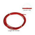 thumbnail image 2 of Uxcell 10Ft Speed Jump Rope Replacement Cable 2.5mm Professional Skipping Rope Steel Wire Replace Red 2 Pack, 2 of 6