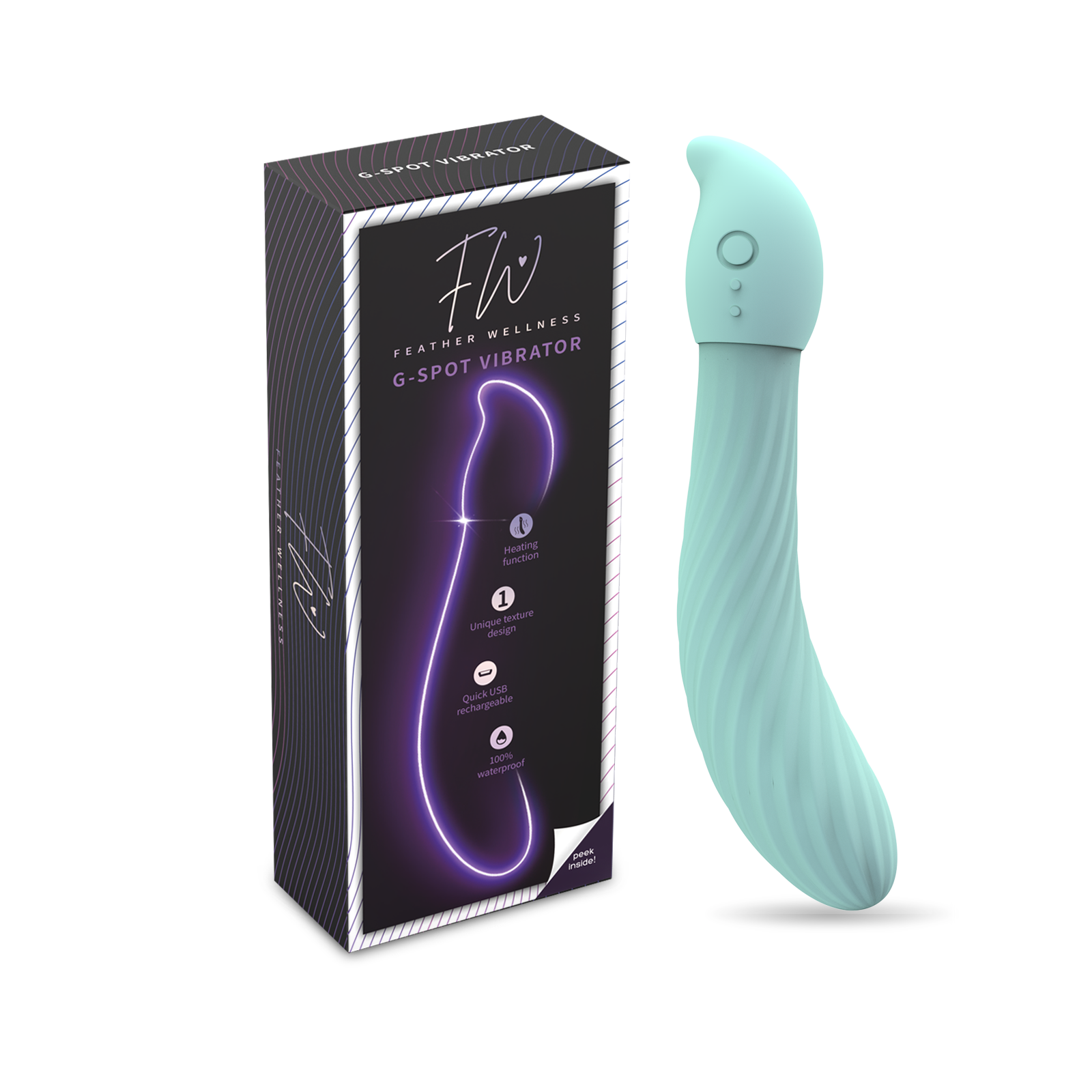 Feather Wellness G Spot Vibrator G Spot Stimulator With 10 Powerful Feather Wellness G Spot Vibrator G Spot Stimulator With 10 Powerful