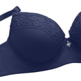 thumbnail image 5 of MDUKONU Women's Padded Underwire Bra, Full Coverage T-Shirt Bras for Women, Convertible, Seamless Dark Blue 40, 5 of 8