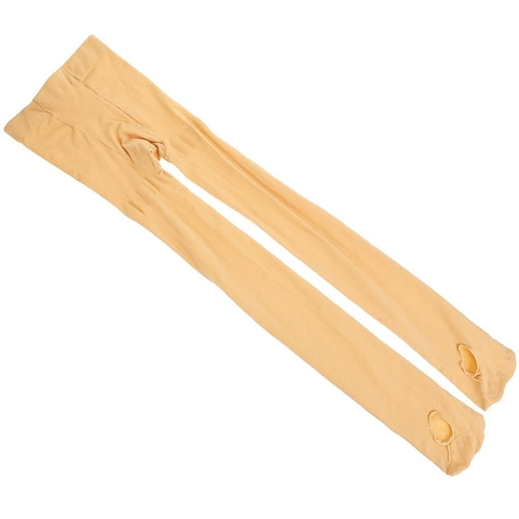 Minkissy 1 Pair Soft Convertible Dance Tights with Holes for Yoga Ballet Gymnastics and Workout Comfort