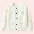 thumbnail image 2 of KyCheLot Girls Knit Cardigans Sweater Long Sleeve Button down Spring Lightweight School Cardigan Outerwear 1-9 Years, 2 of 7
