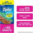 thumbnail image 1 of Ziploc® Snack Bags with Grip 'n Seal Technology, 1 of 9