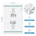 thumbnail image 4 of Sm:)e Coffee Quote Funny Text Kitchen Dish Towels 18 x 26 Inch Housewarming Hand Tea Towels for Cooking Baking Set of 4, 4 of 6