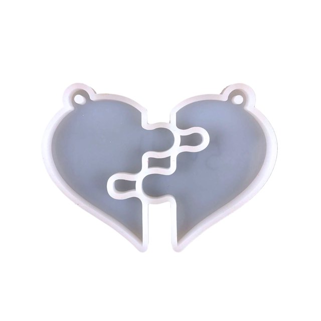 Wdftyju Moldes de resina de silicona - Moldes de resina para llaveros para manualidades - Regalo de San Valentín Wdftyju 6wx2up0gb4cn9wz9D05