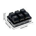 thumbnail image 3 of Ovzne Copy Paste Cut Select All Save Office USB Keypad Double TYPE C Custom USB Keypad Double 6 Keys On Clearance, 3 of 8