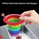 thumbnail image 2 of 3Pack Kitchen Sink Strainer, Collapsible Multi-Colored Kitchen Residue Strainer, Sink Drain Strainer and Stopper, Fits Most Kitchen Sink Drain Baskets, 2 of 4