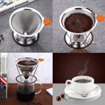 thumbnail image 1 of Cergrey Filtre à Café Réutilisable en Acier Inoxydable avec Filtre à Café en Maille, Filtre à Café, Goutteur à Café Réutilisable, 1 of 12