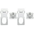 thumbnail image 3 of WHAMVOX 2pcs Household Metal Showcase Locks Metal Cabinet Locks Metal Cabinet Safety Locks, 3 of 8