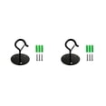 thumbnail image 2 of Redempat Hanging Planters For Indoor Plants Easy To Convenient Storage Ceiling Hooks For Hanging Plants Plant Hooks For Ceiling Black 2Set, 2 of 6