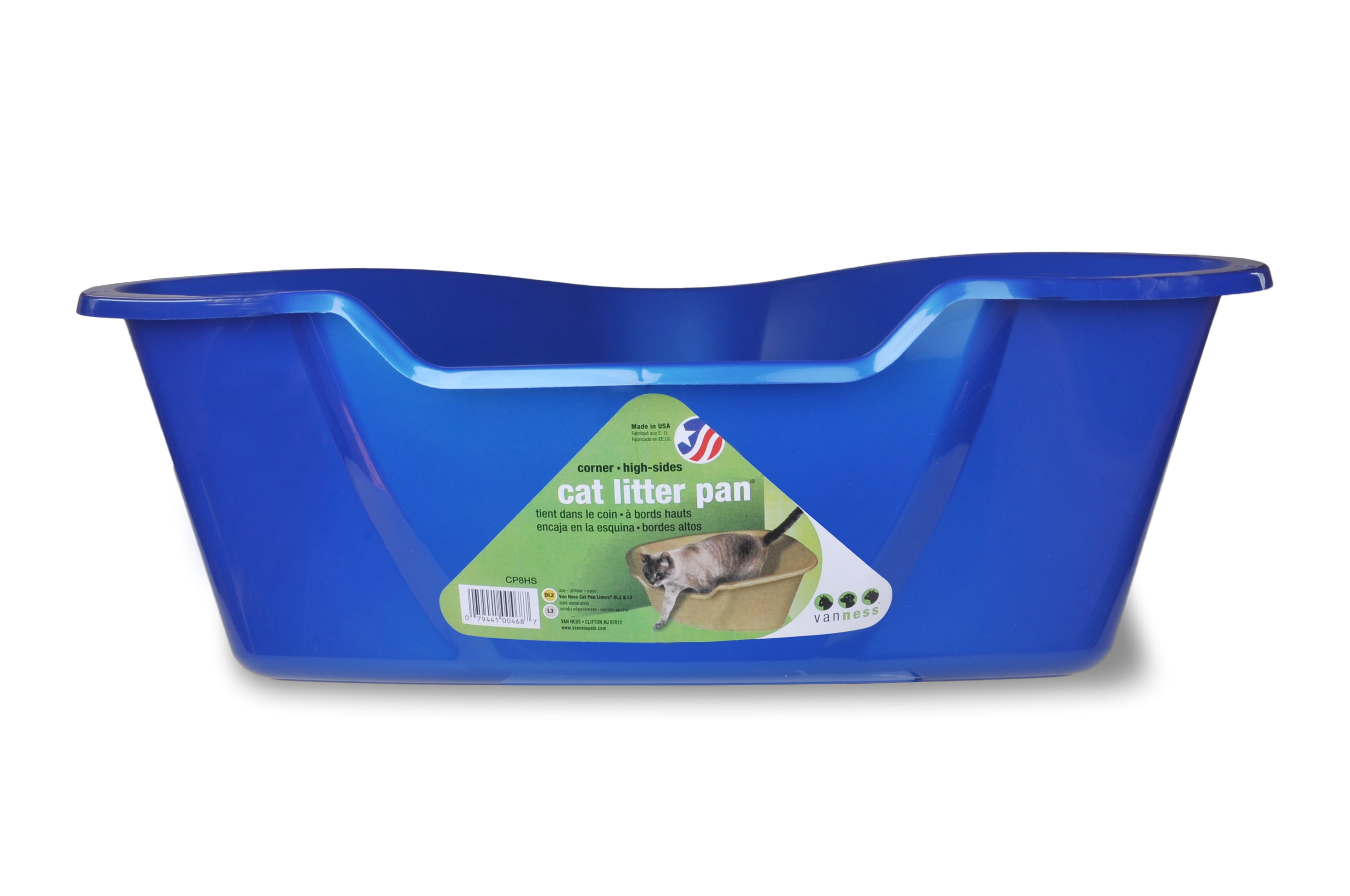 Easy Clean Corner Cat Litter Box – Wally Cats