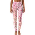 thumbnail image 6 of SEANATIVE Workout Yoga Leggings for Women Leopard Print Light Pink, 3XL, 6 of 6