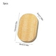 thumbnail image 3 of Kugachren Natural Loofah Sponge for Dishwashing, Eco-Friendly Kitchen Cleaning Scrubber, Non-Scratch Sponge for Pots and Pans, 3-Pack, 3 of 6