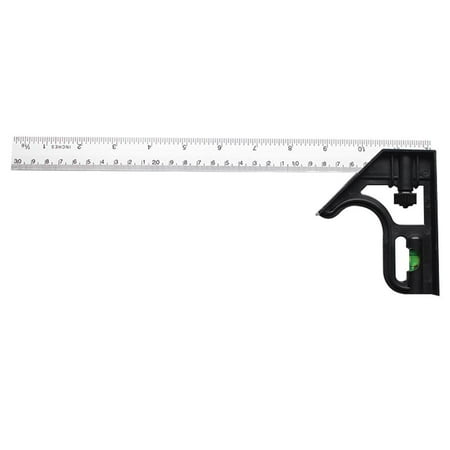 

Combination Square Angle Ruler Multifunctional Stainless Steel Combo Square Carpentry Tools Carpenter Square Metal Ruler Framing Square Combination Square Set for Woodworking