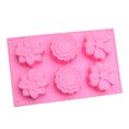 thumbnail image 1 of Bandeja De Molde De Pastel De Silicona Para Jabón De Muffin De Chocolate Con Pudín De Pan De Torta, Moldes Hechos A Mano Con Cubitos De 3D De 6 Sunnimix Molde de pastel de silicona, 1 of 8