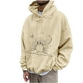 thumbnail image 2 of Sudadera con capucha para hombre, sudadera con capucha con letras estampadas, jersey de manga larga, sudadera con capucha para hombre, abrigo de poliéster, 2 of 5