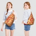thumbnail image 4 of Delicious Pizza Sling Backpack – Retro Italian Food Design Shoulder Bag, Fashionable Water-Resistant Daypack, 4 of 4