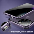 thumbnail image 5 of Metal Magnetic Case Compatible With Iphone 14 Pro Max/14 Pro, Anti-Peep Double Sided Glass Cover With Lens Protector, 5 of 5