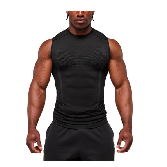 Men’s Compression T-Shirt Short Sleeve Slim Fit Breathable Running Training Workout Top