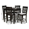 thumbnail image 3 of Bowery Hill Contemporary 5-Piece Wood Pub Set in Gray and Espresso, 3 of 7