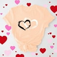 thumbnail image 2 of Gradient Heart Printed Shirts for Women Valentines Crewneck Tunic Tops Lightweight Casual Tees Cute Graphic Shirt Holiday Outfits Fashion Trendy Tunics Cute Funny Gifts for Wife, 2 of 7