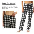 thumbnail image 4 of LNFINTDO Pajamas Pants for Women Fleece Pajama Bottoms Pj Pants Soft Warm Pjs Loungwear Sleep Pants, 2 Pack, Blue & Grey Plaid, Large, 4 of 8