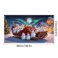 thumbnail image 4 of Bannière de Porte de Garage Extérieur de Noël Grande Couverture Décorative de Porte de Garage Extérieur Saisonnier Bannière de Porte de Garage de Noël, 4 of 4
