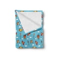 thumbnail image 2 of Airplane Soft Flannel Fleece Throw Blanket, Colorful Air Transportation Pattern with Balloons Biplanes Zeppelins and Kites, Cozy Plush for Indoor and Outdoor Use, 50" x 60", Multicolor, by Ambesonne, 2 of 5