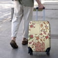 thumbnail image 3 of Pioneer Flower Floral Print Pattern Luggage Cover Fashion Suitcase Cover Baggage Covers Fit 25-28 Inch Luggage (Go Travel), 3 of 5